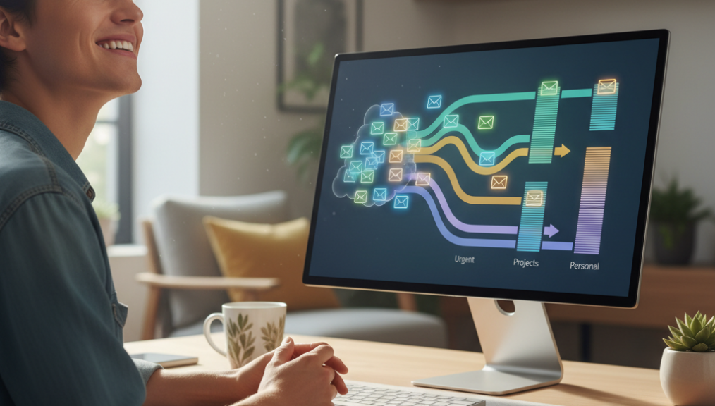 AI automating email filtering and responses