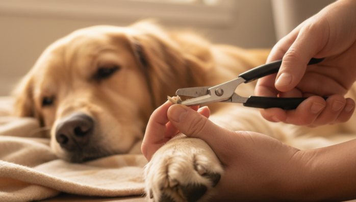 At Home Nail Trimming for Dogs