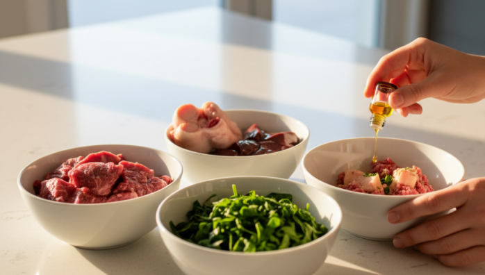 Balancing Essential Nutrients in BARF Meals