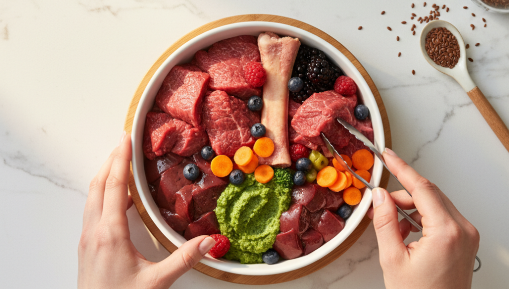 Balancing Nutrients in Beginner Raw Diets