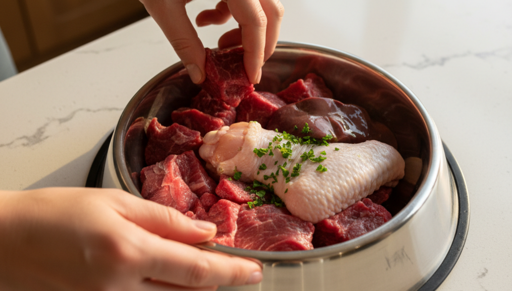 Balancing Nutrients in Raw Pet Meals