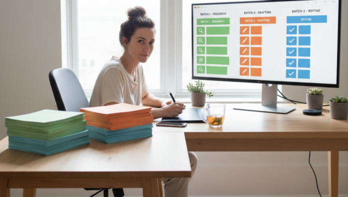 Batching Content Creation for Efficiency