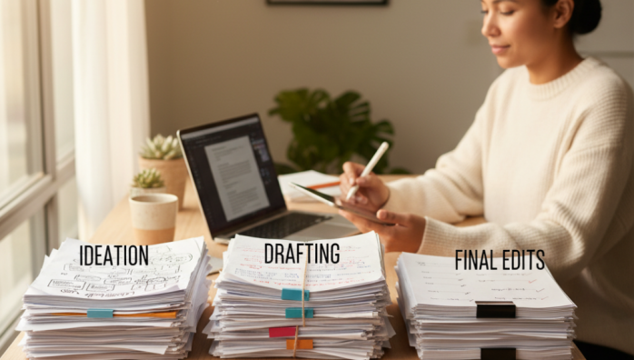 Batching Content Creation for Freelance Work