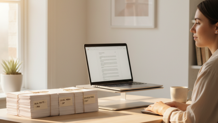 Batching Content Creation for Freelancers