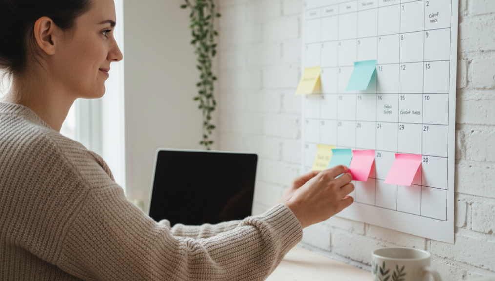 Batching Content Production for Freelance Work