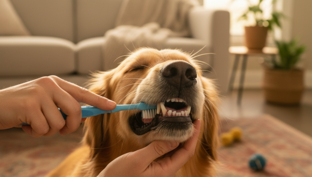 Brushing Your Pet's Teeth at Home