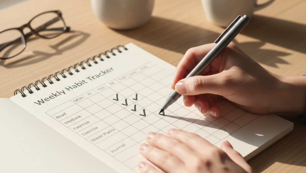 Building consistent habits with habit trackers