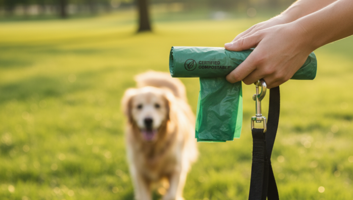 Choosing biodegradable dog waste bags