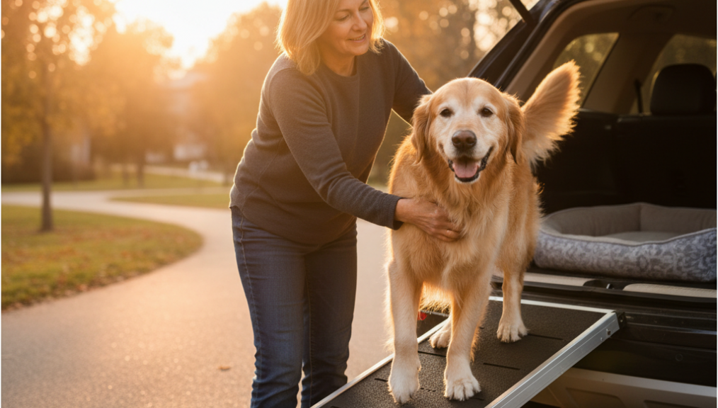 Choosing Ramps and Slings for Senior Pets