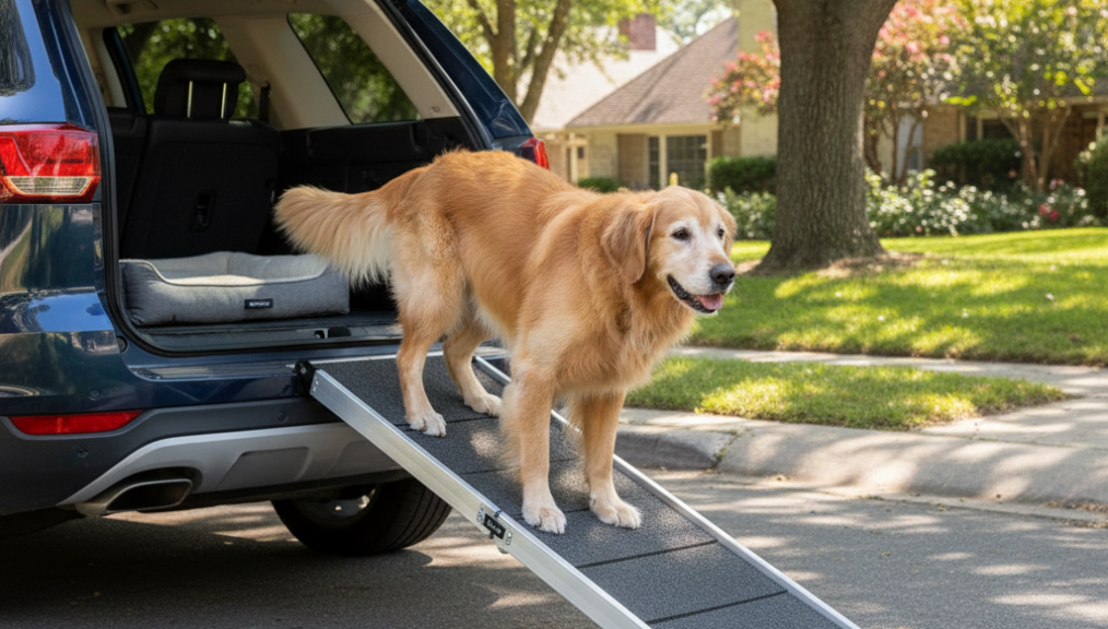 Choosing Ramps for Arthritic Senior Dogs