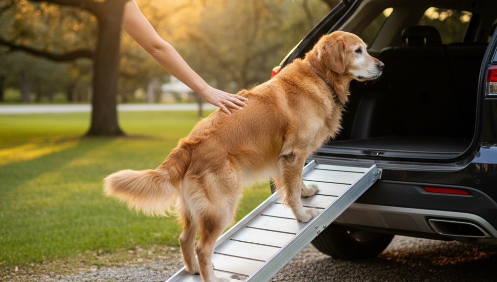 Choosing Ramps for Senior Dog Mobility