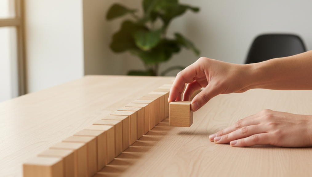 Combating procrastination with small achievable steps