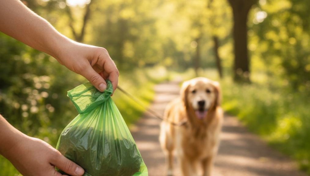 Compostable Poop Bags for Sustainable Walks