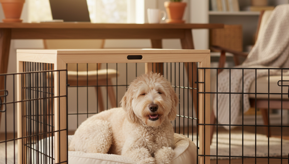 Crate Training Eases Pet Separation Anxiety