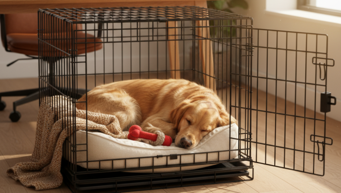 Crate Training to Reduce Canine Separation Anxiety