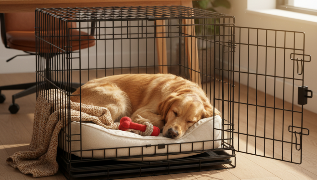 Crate Training to Reduce Canine Separation Anxiety
