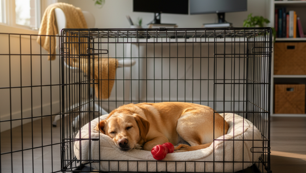 Crate Training Your Dog Against Separation Anxiety