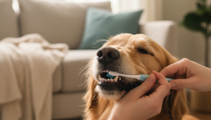 Daily Tooth Brushing for Pet Dental Health