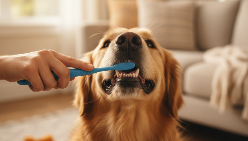 Dog Toothbrushing Techniques at Home