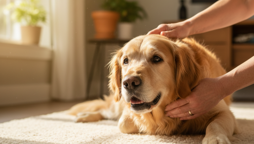 Gentle exercises for aging dogs