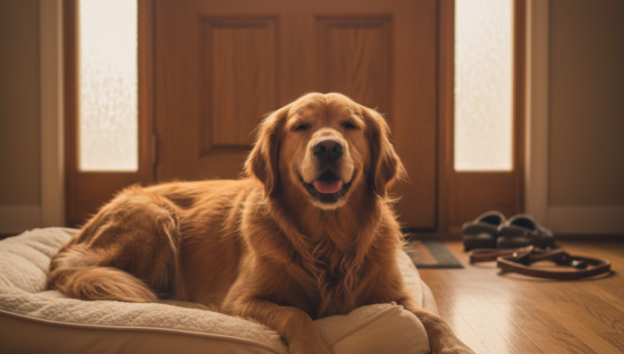 Gradual departure training for anxious dogs