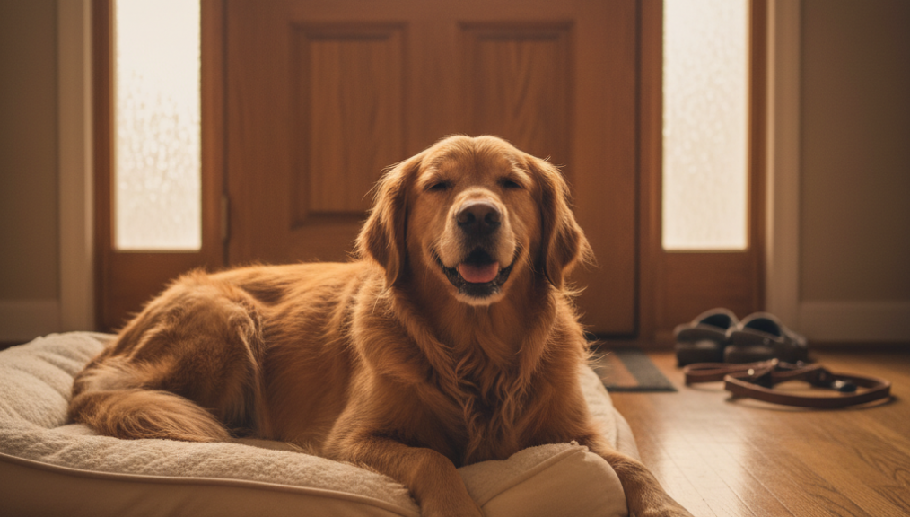 Gradual departure training for anxious dogs