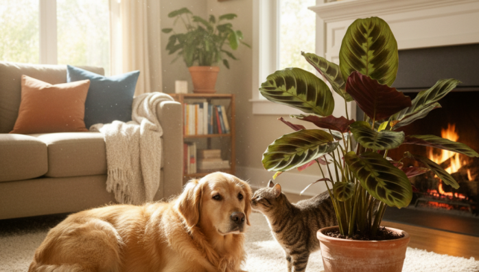 Identifying Safe Houseplants for Cats and Dogs