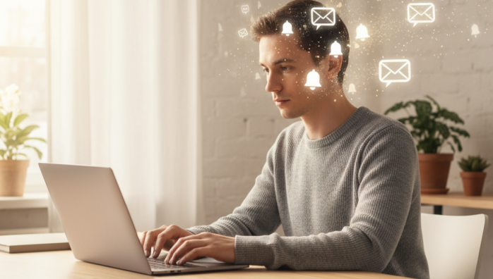 Minimizing digital notifications for deep work