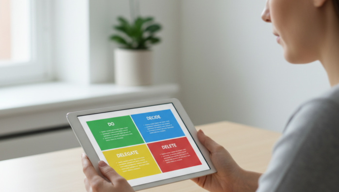 Prioritizing tasks using the Eisenhower Matrix