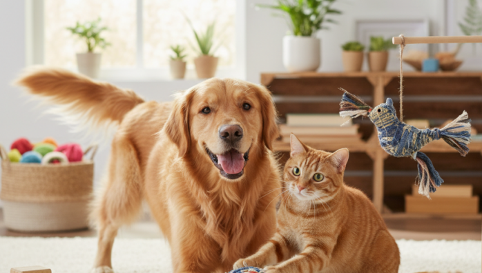 Recycled Toys for Sustainable Pets