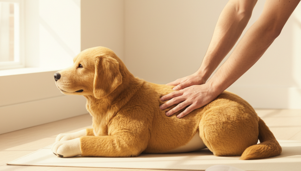 Administering Pet CPR Chest Compressions