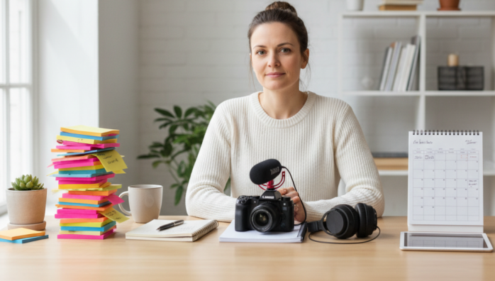 Batching content for consistent creative output