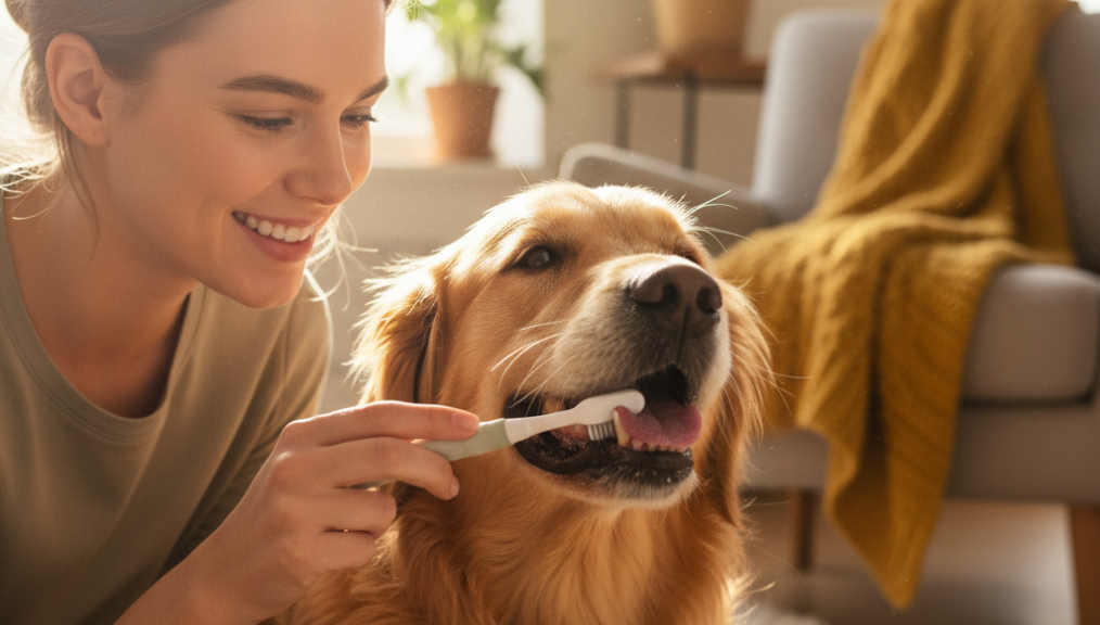 Brushing Your Pet's Teeth Technique