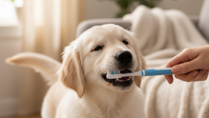 Home Dental Care for Puppy Teeth