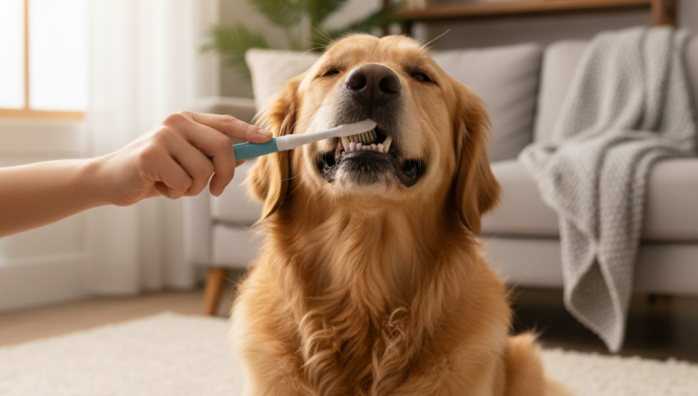 Home Teeth Brushing for Dogs and Cats